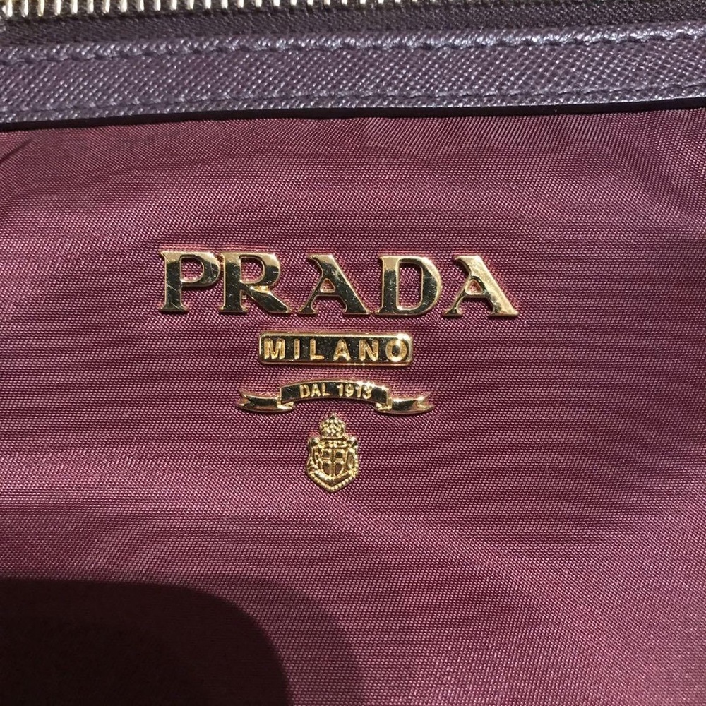 Prada - Burgundy Prada Bag - Picture 4 of 8